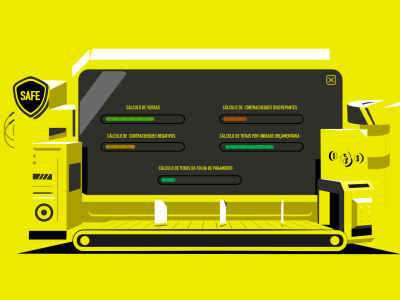 Safe - Secure Asynchronous Financial Executor animation caiena machine payment system