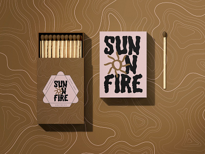 Sun On Fire Packaging branding graphic design logo
