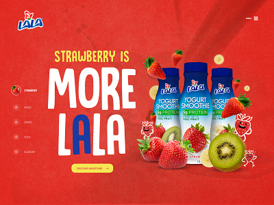 Lala Foods Redesign Concept branding design ui web website