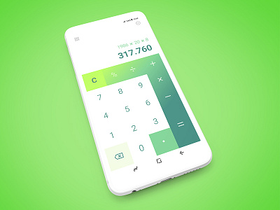 Calculator concept app calculator daily ui gradient ui ux