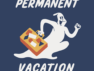Permanent Vacation illustration michaeleugene