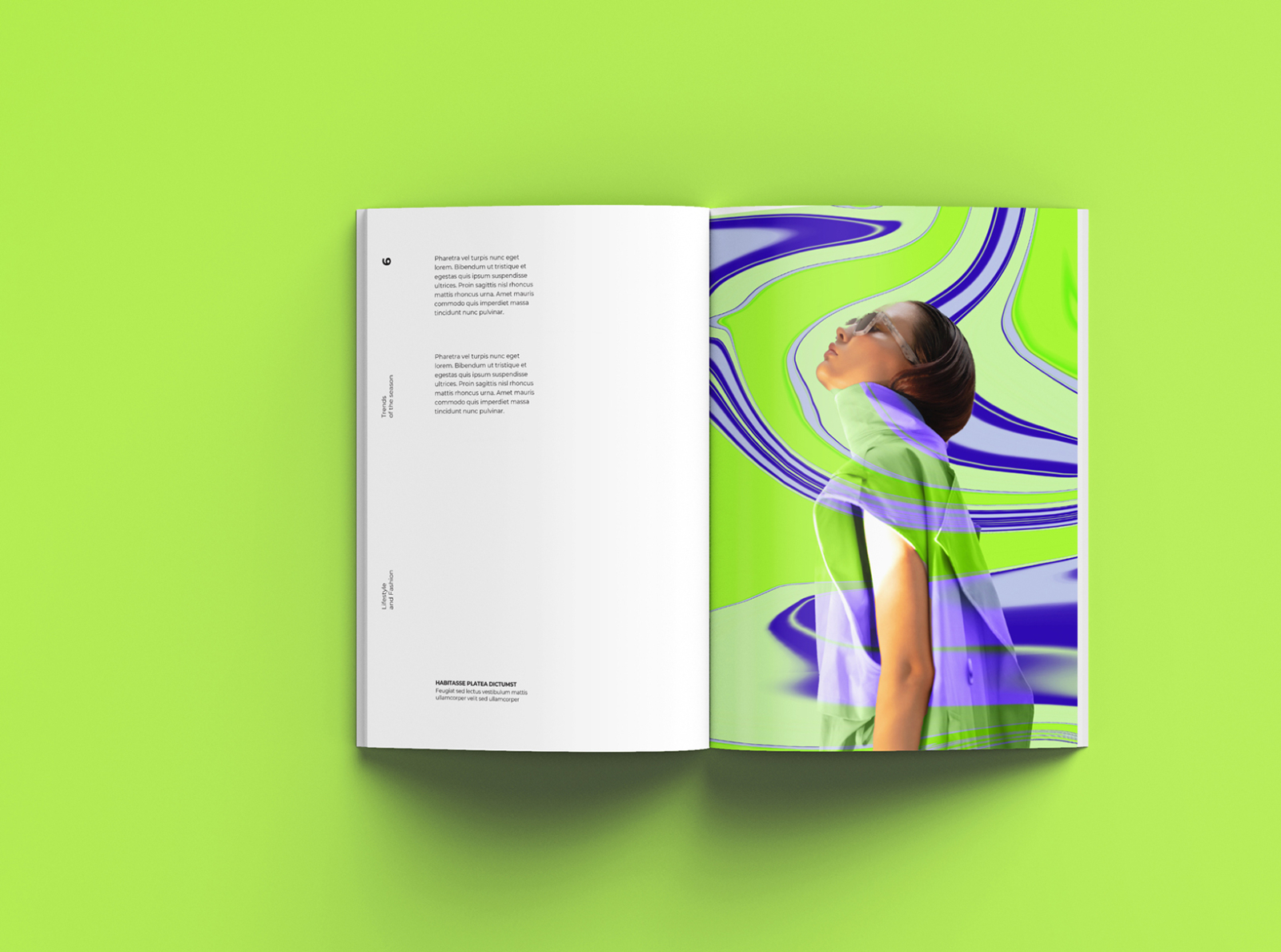 Fashion magazine layout by Mazarine Silver on Dribbble