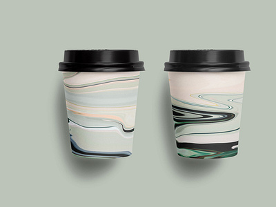 Coffee cup art