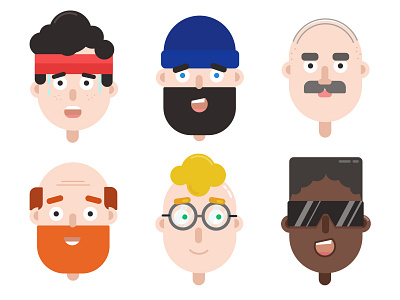 Characters character flat illustration illustrator