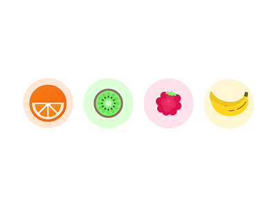 Fruits design flat icon illustration illustrator vector