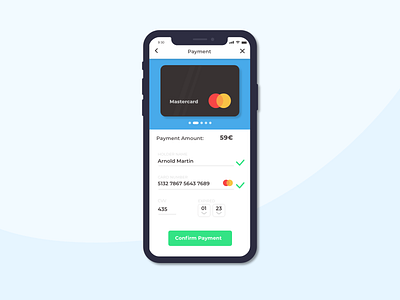 Daily UI #002 - Credit Card Checkout