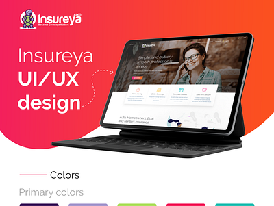 Insureya Web App | StrategyWerks angularjs design graphic design insurance app typography ui ux web app web app design web app developers web application
