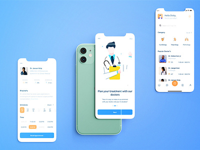 Medical Booking Mobile App Ui Design