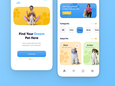 Pets adoption app