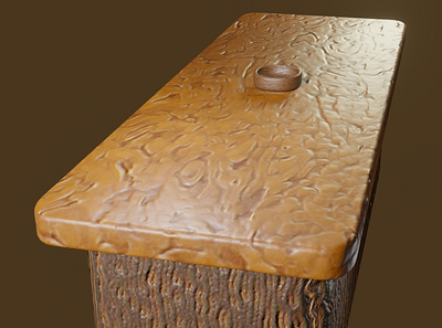 The Table Looks like this from an angle, suble normals but there 3d blender