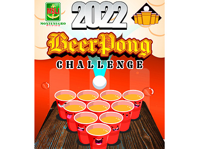 BEERPONG 2022 branding design graphic design logo