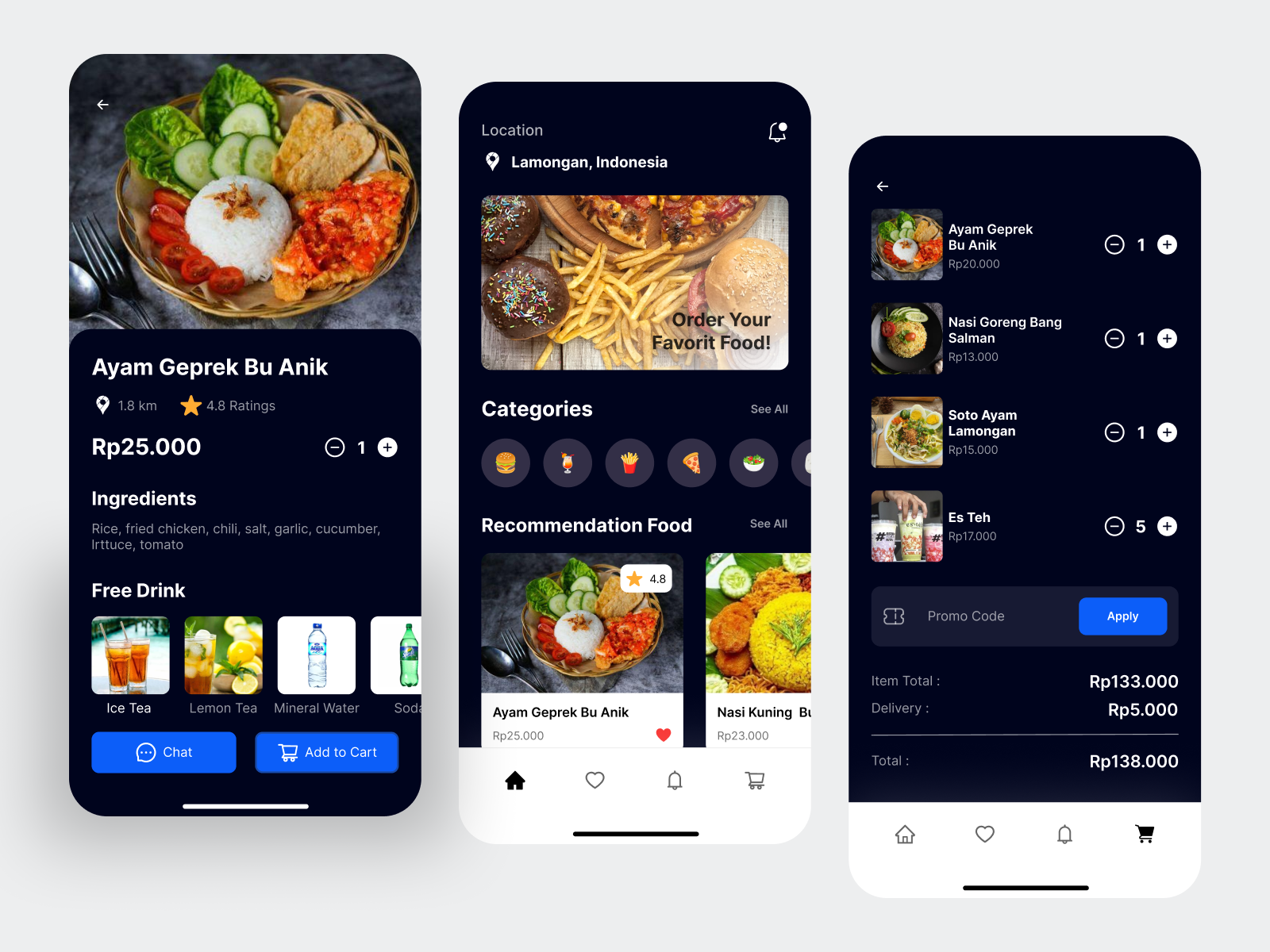 Food Delivery Apps by Dini Madya on Dribbble