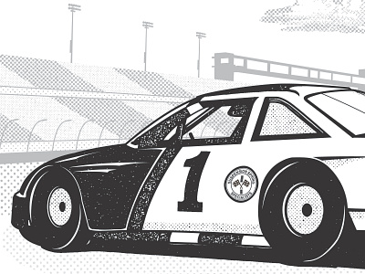 Race Car Illustration