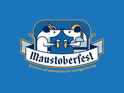 Maustoberfest #1 art direction beaker beer design genotyping germany illustration mouse oktoberfest