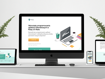 Sology illustration landingpage ui ux web