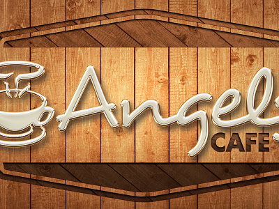 Logo Angels Cafe, Symbol cafe logo logo angels cafe symbol