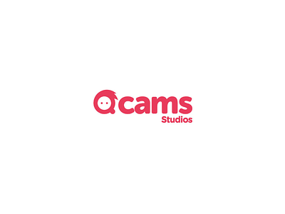 Qcams art branding cams design flat identity illustrator logo minimal typography vector webcams