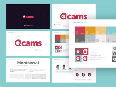 Qcams Guide Brand branding cams flat idenity identity design logo minimal vector