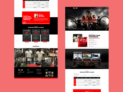I've design website for Fitness and GYM brand identiy design branding fitness club fitness website graphic design gym gym webiste landing page ui design ux design wordpess webiste