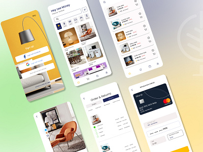 Furniture Product web and app design android app app design furniture product design graphic design ui design ux case ux case study ux design
