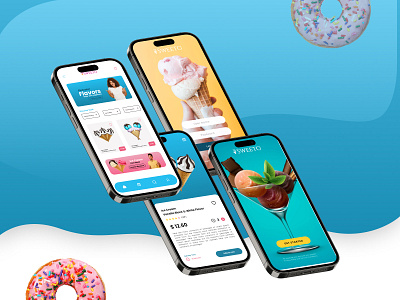 Sweeto Ice Cream & Bakers Product Design branding case study design graphic design ios app ui ui design ux case study ux design