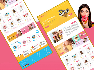 Sweeto Ice Cream & Bakers Product design multiple style ! android app graphic design ice cream produt design ui design ux case study ux design