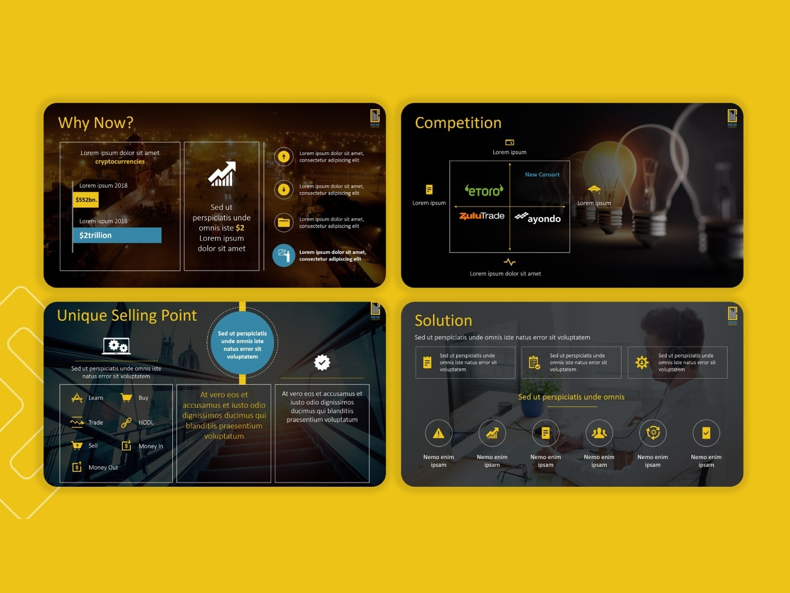 Pitch Deck Designed for Crypto Currency Startup by Jiten on Dribbble