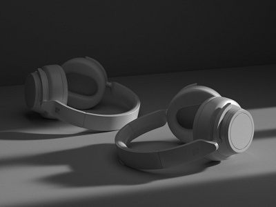 Microsoft Surface Headphones 2 3d b3d c4d corona coronarender headphones headsets microsoft technology wireless