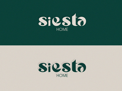 SIESTA, home furnishing brand brand design brand identity branding design graphic design illustration logo logo design vector