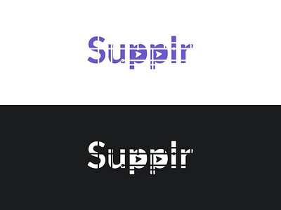 Supplr - Logo branding design identity logo lífve typography vector