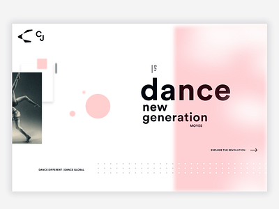 Cj S Dance Studio adaptive ai ballet dance design effortless flat future identity lífve minimal modern seamless simplicity studio ui uidesign user interface ux