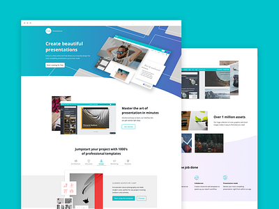 Canva - Product landing page by Robert Corrado on Dribbble