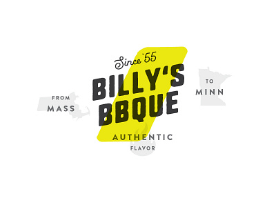 BILLY'S BBQUE pt.2 barbeque bbq branding grill logo packaging type