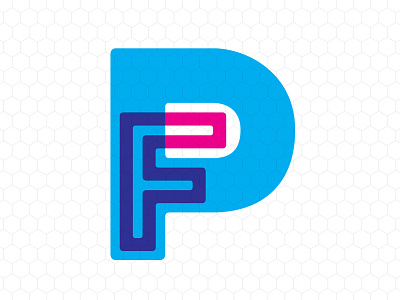 PRO 2 branding design drive f fitness logo p pf push type