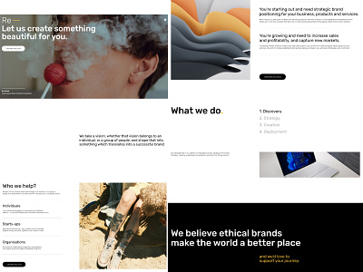 WebFlow Landing Page for Re-brand agency branding design illustration landing logo ui uiux vector web design webflow