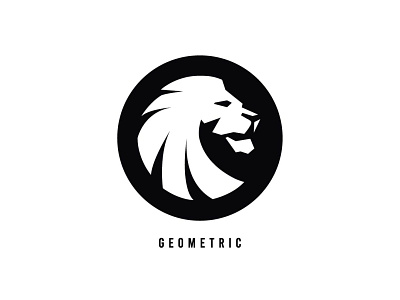 Lion Logo design geometric lion logo minimal simple