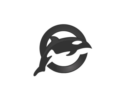 Orca + letter "O" branding design fish illustration logo logo design minimal monogram ocean orca simple