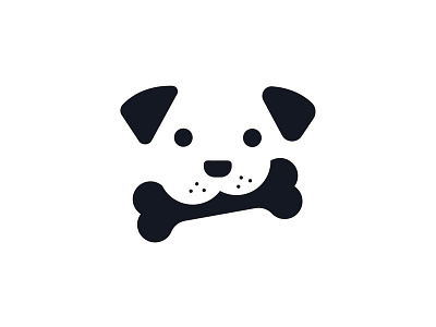 Cute Bone Puppies Dribbble Copy 2 creative cute dog dog icon doglogo icon logo minimal puppy
