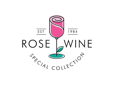 Rose Wine Glass creative minimal natural rose smart wine wine glass