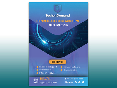 Technology Flyer Design