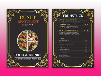 Restaurant Menu Template