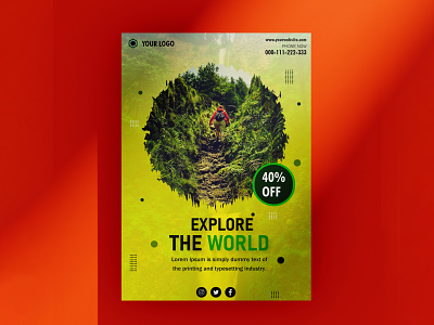 Travel And Tour Flyer Template