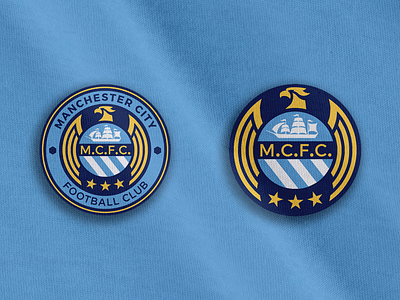 Manchester City crest concept crest football league logo premier soccer sports