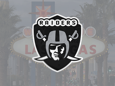 Las Vegas Raiders concept football logo nfl oakland sports