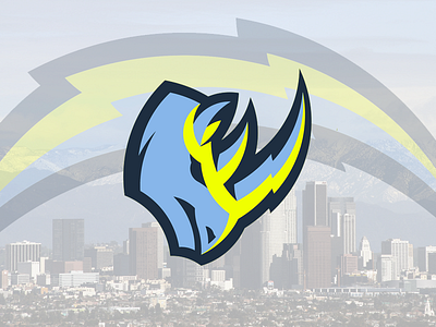 LA Chargers Update concept football los angeles nfl rhino sports