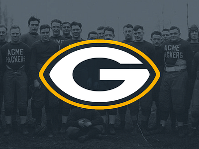 Green Bay Packers concept football logo nfl sports