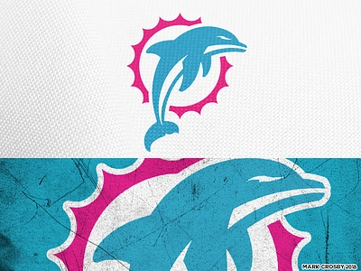 Miami Dolphins concept logo nfl sports vice