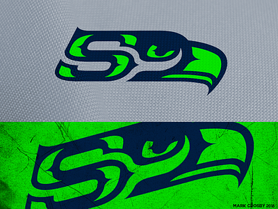 Seattle Seahawks concept football logo nfl sports