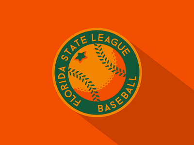 Florida State League Baseball concept logo milb minor league mlb sports