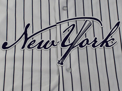 New York Yankees Script by Mark Crosby on Dribbble